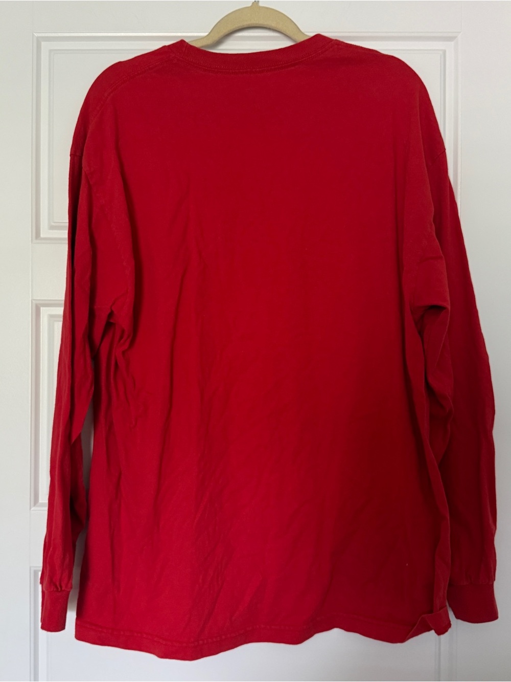 Honda Red Long-Sleeve Logo Tee for Men - Picture 4 of 4